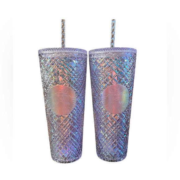 Starbucks Other - Starbucks Iridescent Mermaid Scale 2022 Venti Tumbler Cold Cup with Straw, 24 Oz